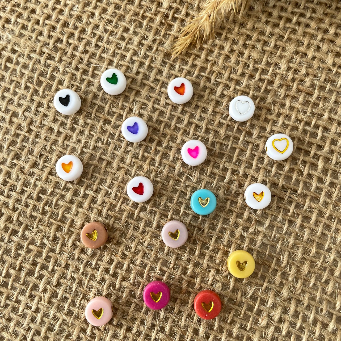 Bracelet fil métallique coeur