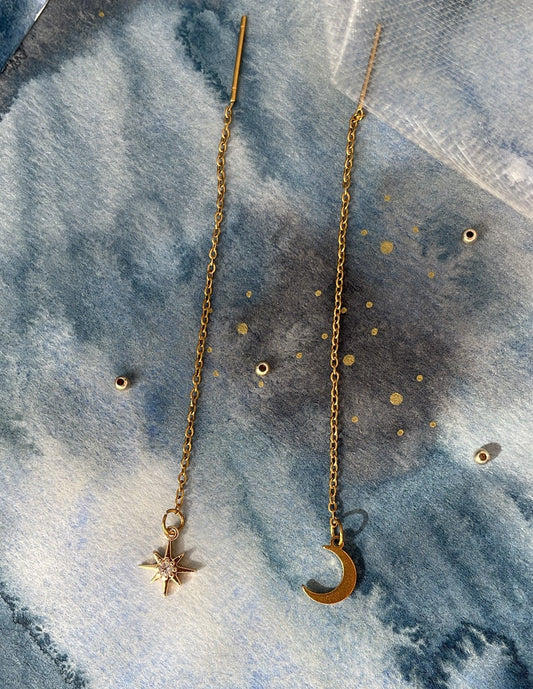 Boucles d'oreilles chaine