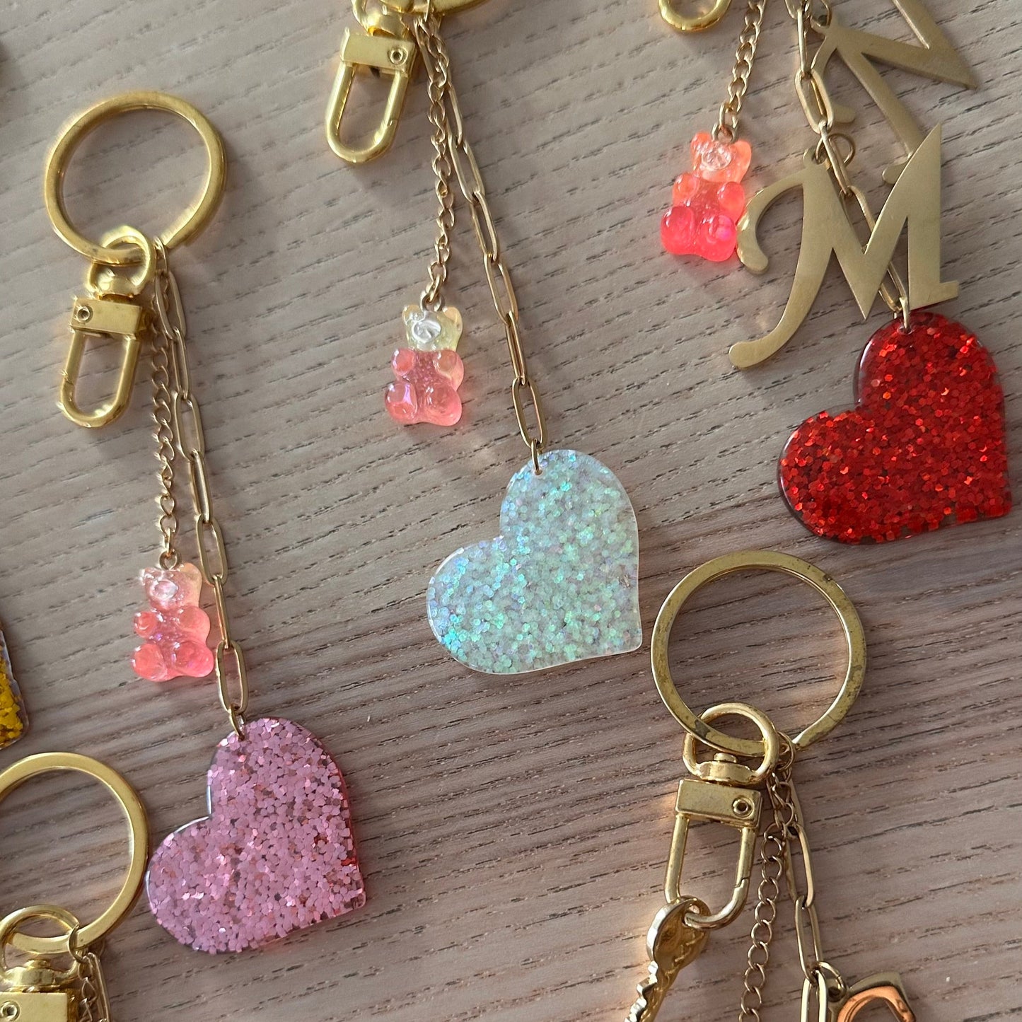 Porte-clés paillettes