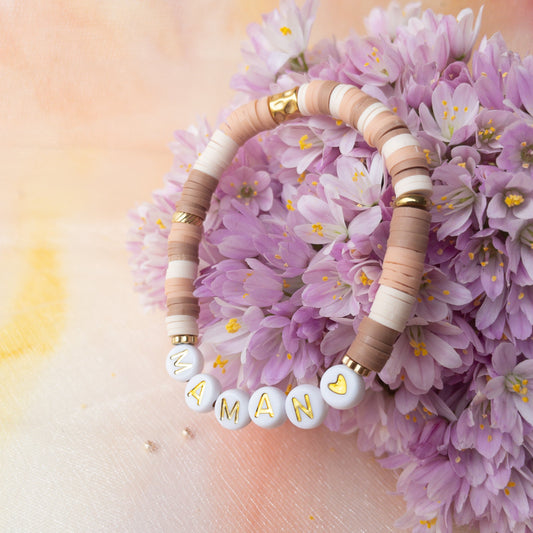 Bracelet personnalisé en perle heishi