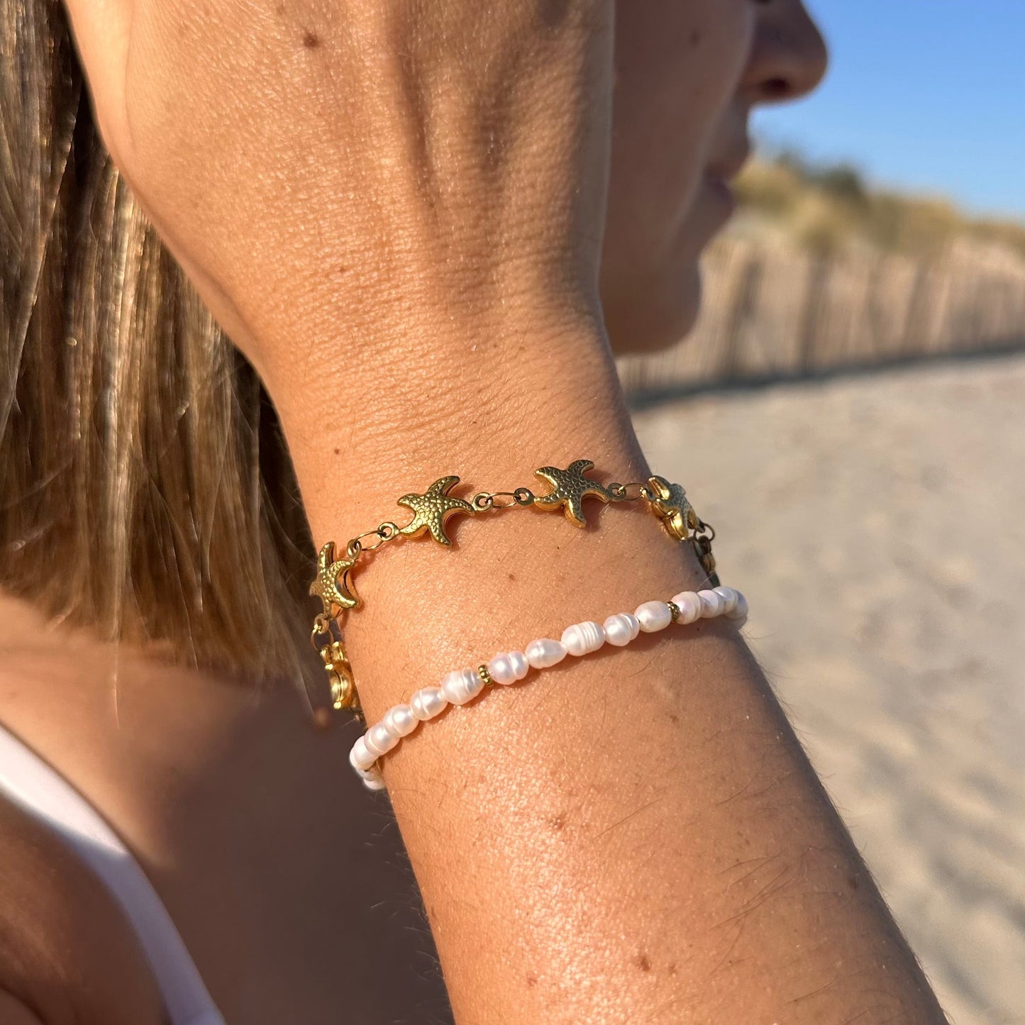 Bracelet perles d'eau douce