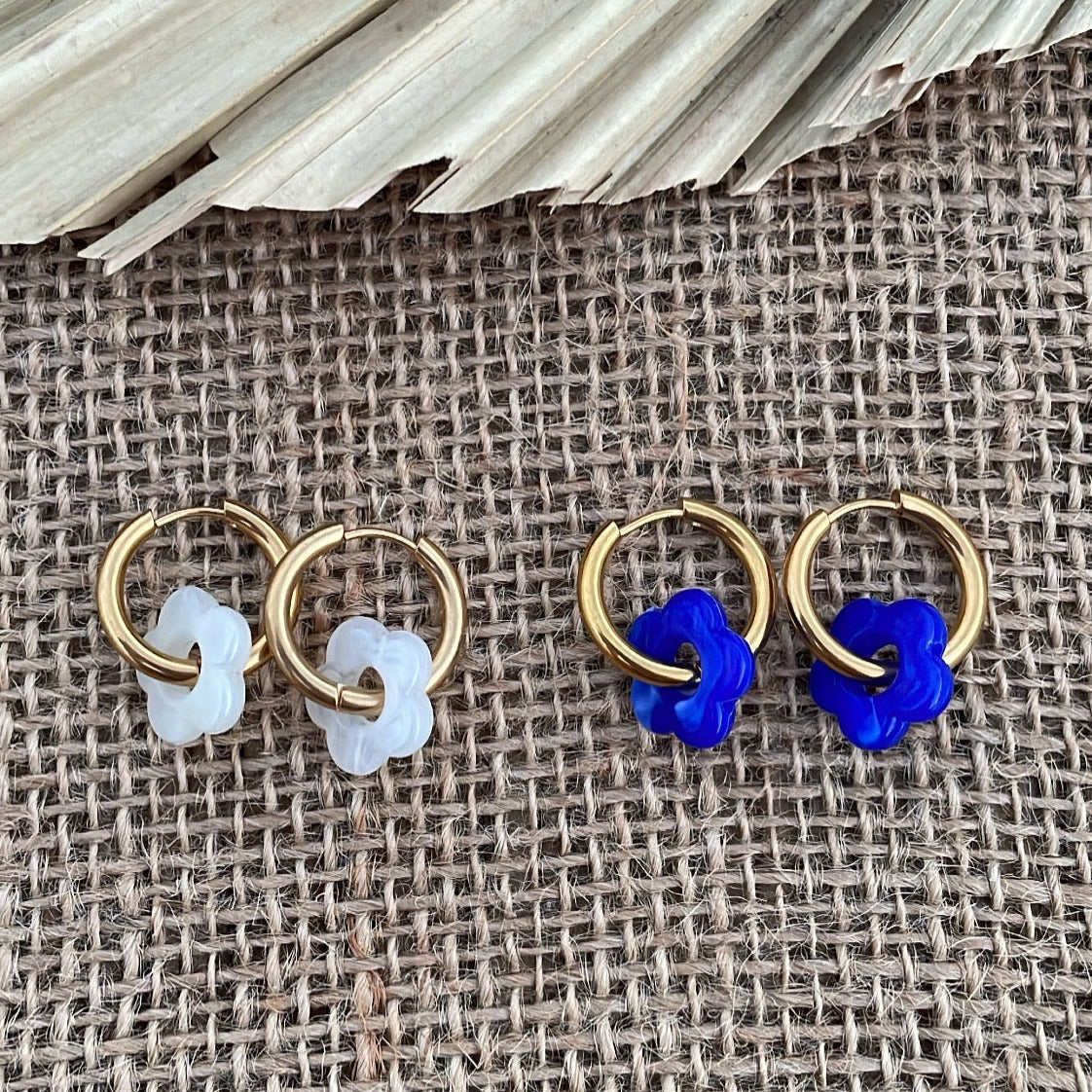 Boucles d'oreilles Fleurs
