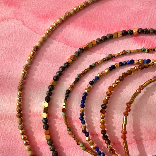 Collier pierre semi précieuse