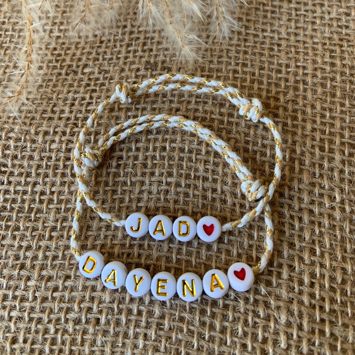 Bracelet fil personnalisé