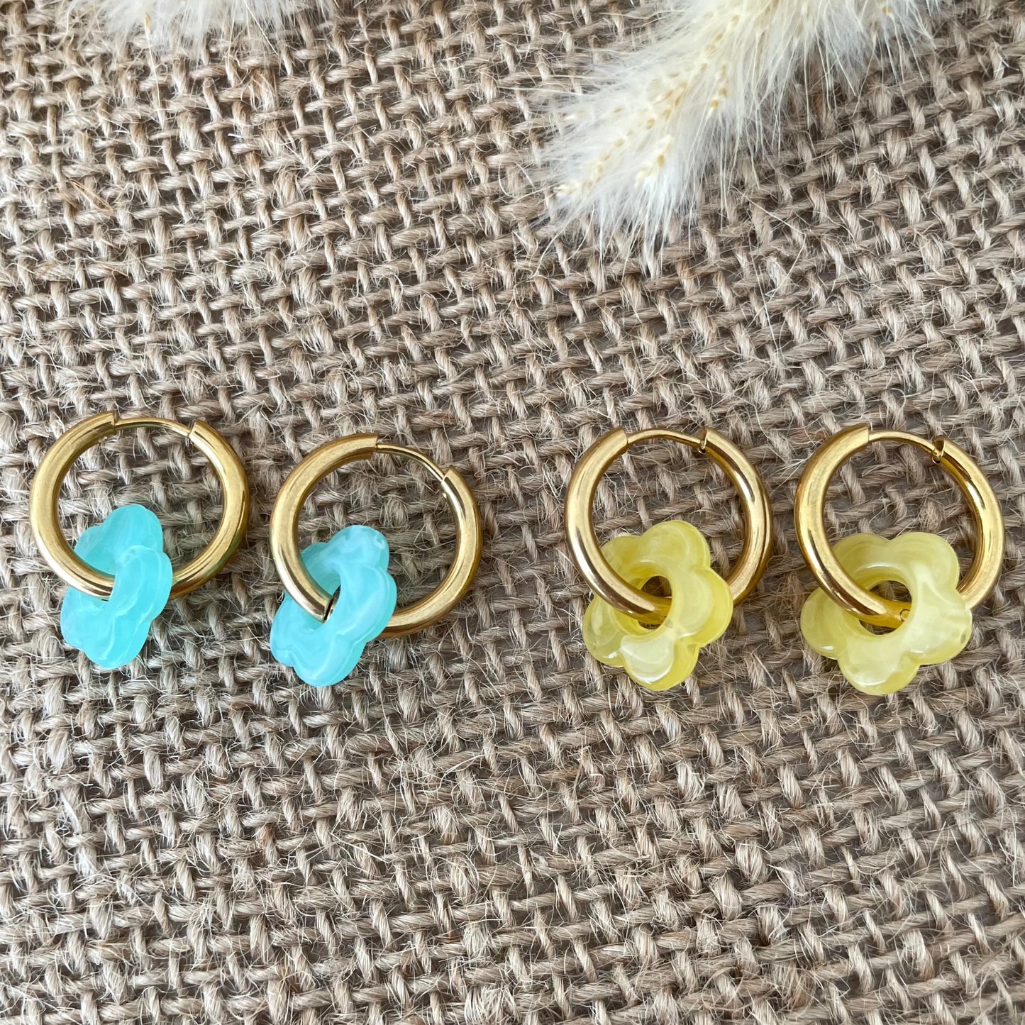 Boucles d'oreilles Fleurs