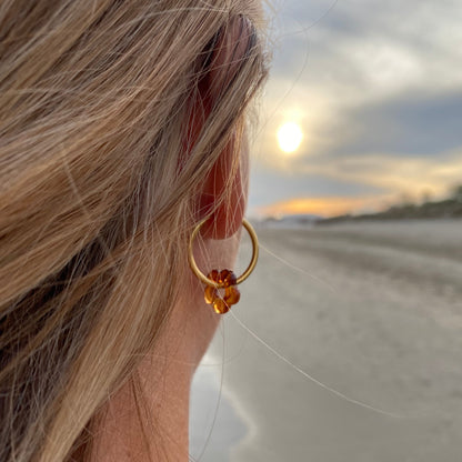 Boucles d'oreilles Fleurs