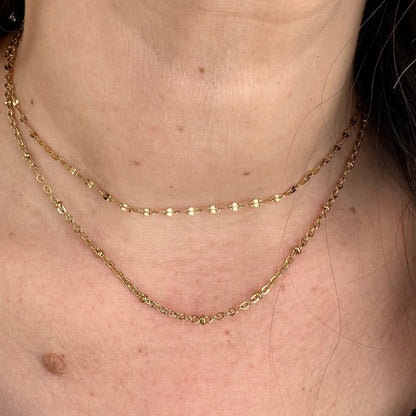 Collier double rang