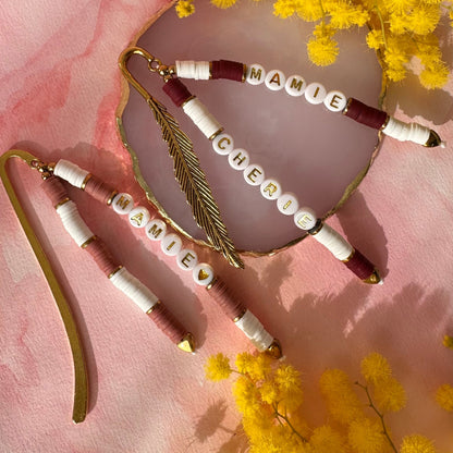 Marque Page perles heishi