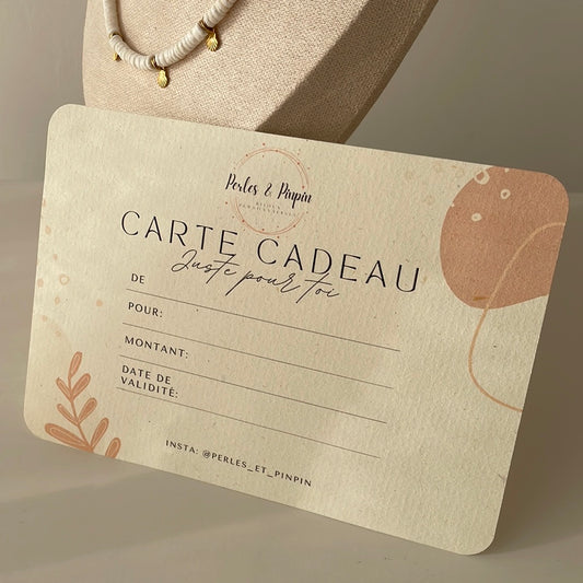 Carte cadeau