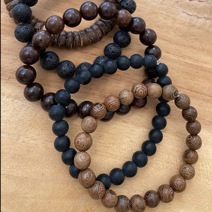 Bracelet perles homme