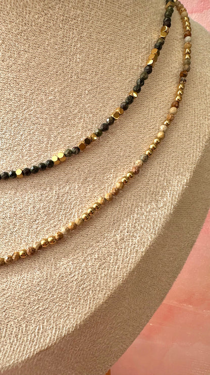 Collier pierre semi précieuse