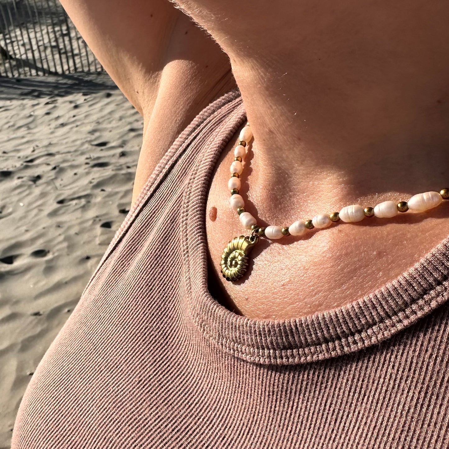 Collier perles d'eau douce