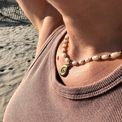 Collier perles d'eau douce