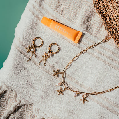 Collier breloques étoiles de mer