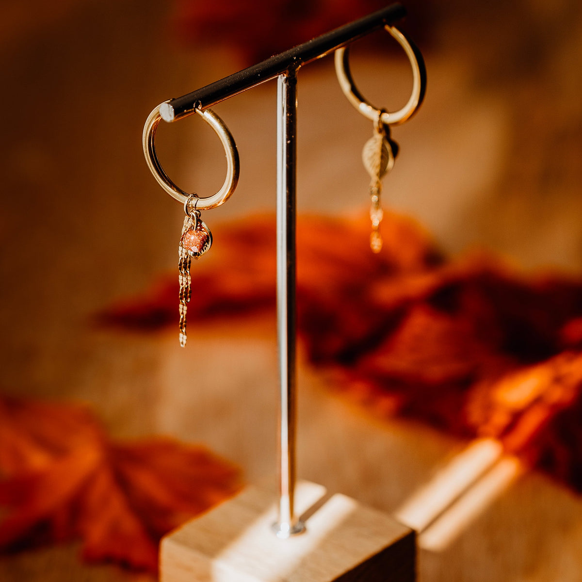 Boucles feuille goldstone