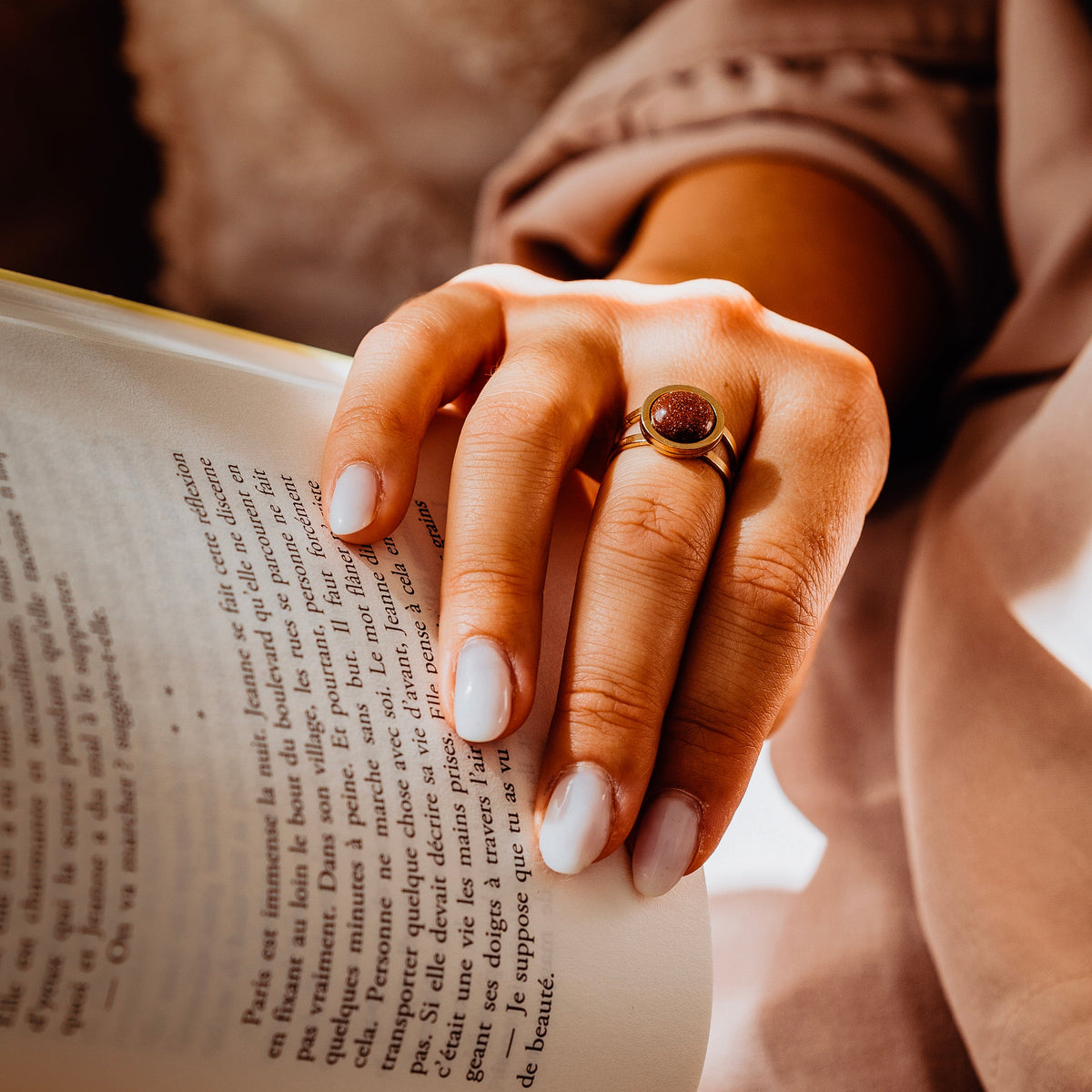 Bague pierre naturelle