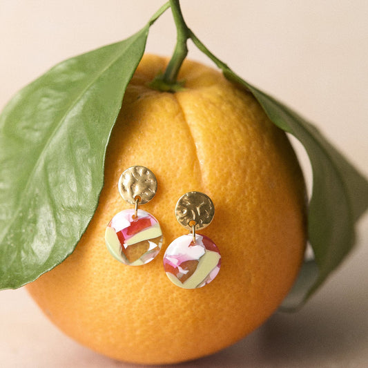 Petites boucles acrylique