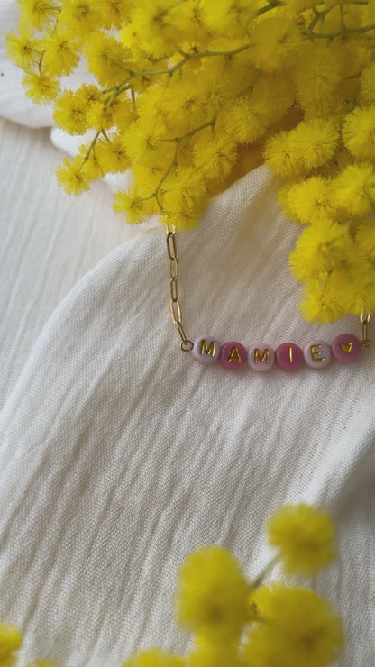Bracelet chaine personnalisé