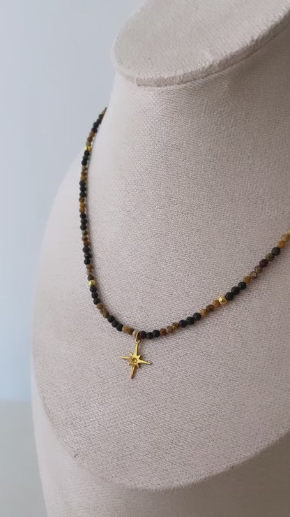 Collier perles 3 mm